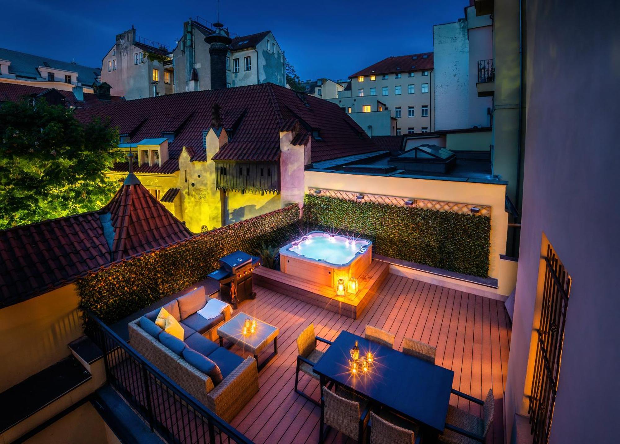 Centrum Apartments Pstrossova Prag Exterior foto